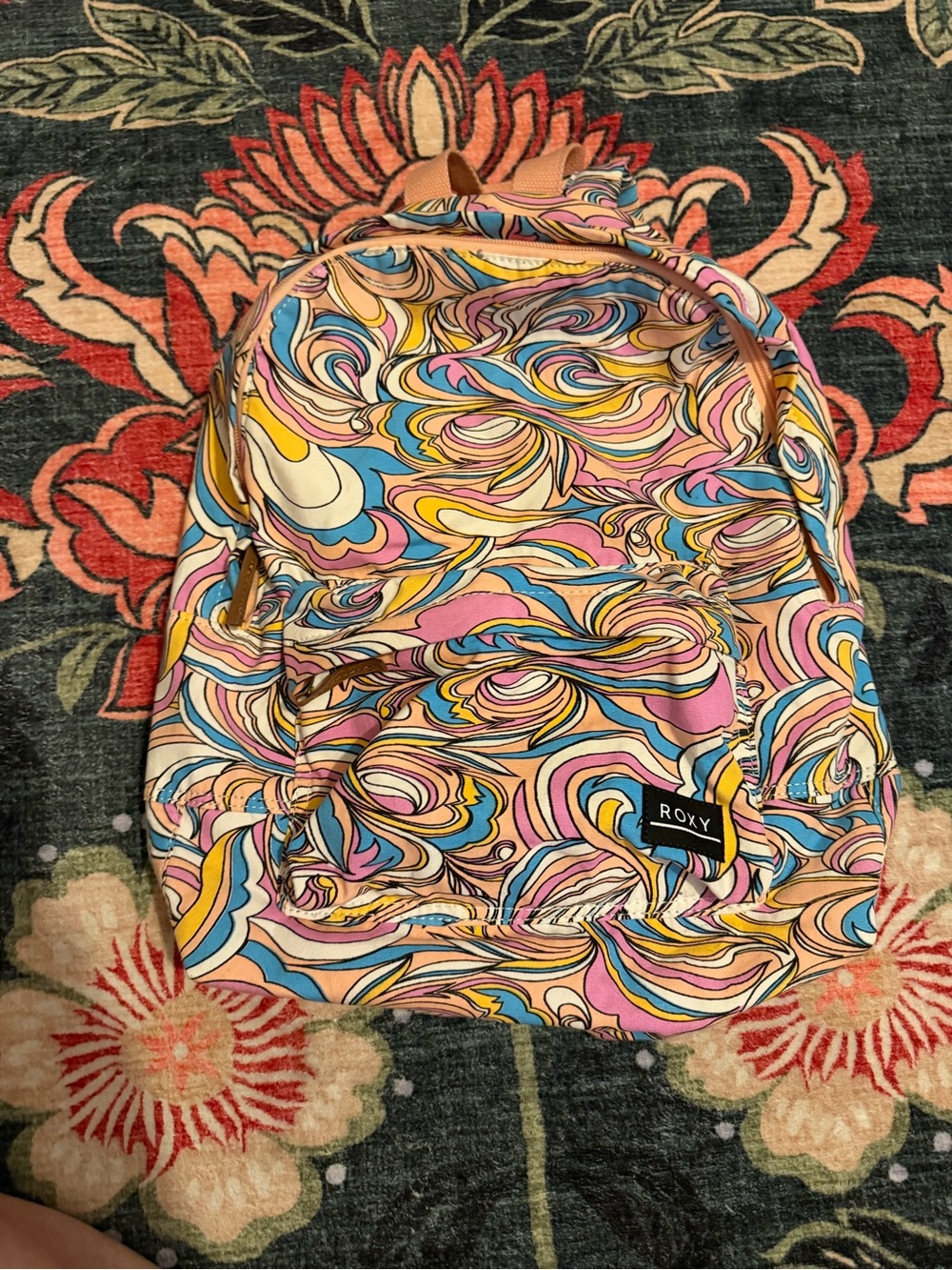 🌈 Roxy Psychedelic Swirl Mini Backpack - Picture 6 of 8